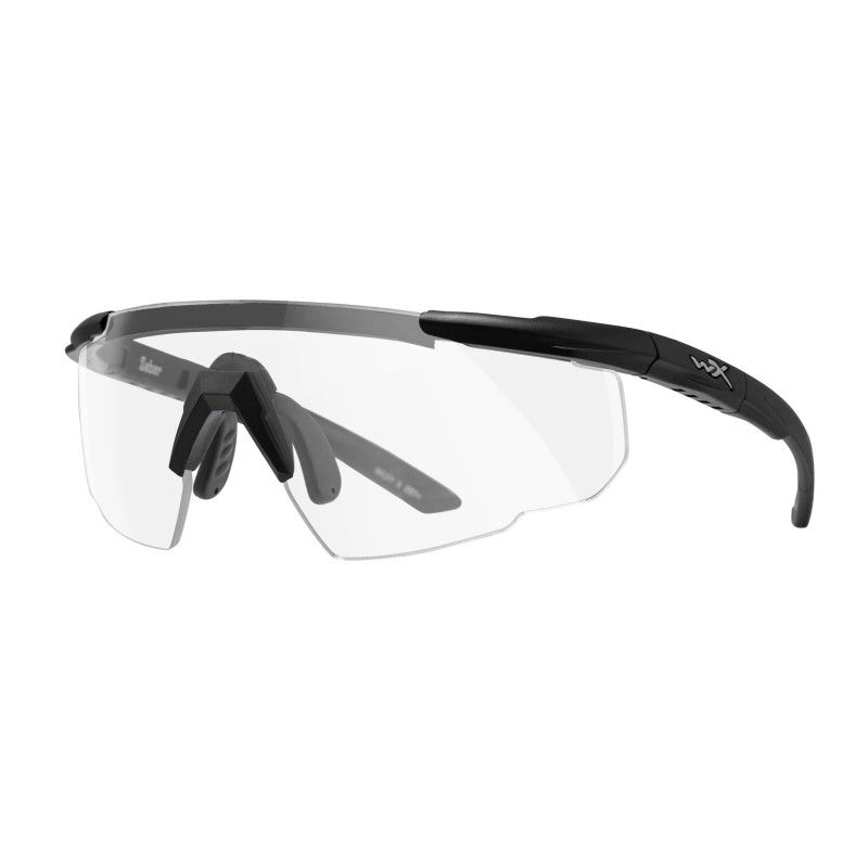 WILEY X SABER ADVANCED CLEAR LENS/MATTE BLACK FRAME 303