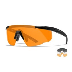 WILEY X SABER ADVANCED MATTE BLACK FRAME/CLEAR/GREY/LIGTH RUST LENS 3
