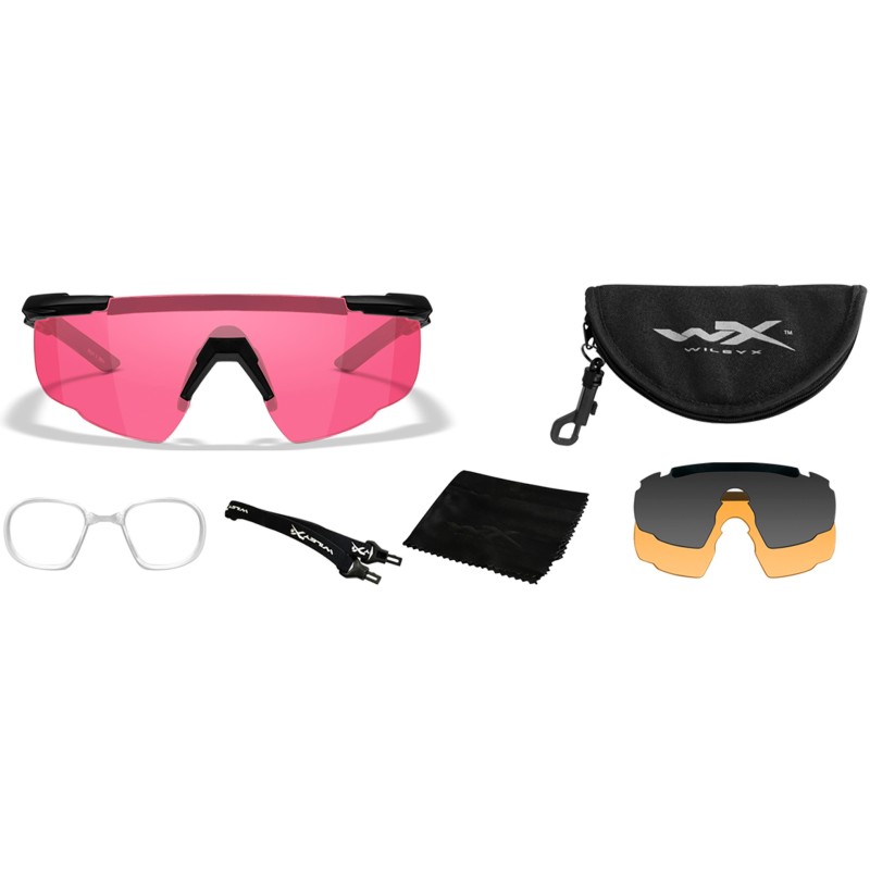 WILEY X SABER ADVANCED MATTE BLACK FRAME 309