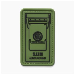 5.11 AMMO CAN PATCH GREEN 1SZ 6890225AOM