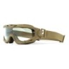 WILEY X SPEAR GOGGLE GREY/CLEAR/TAN FRAME SP29T