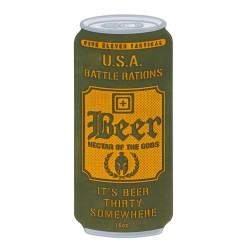 5.11 BATTLE RATIONS PATCH GREEN 1SZ 81451