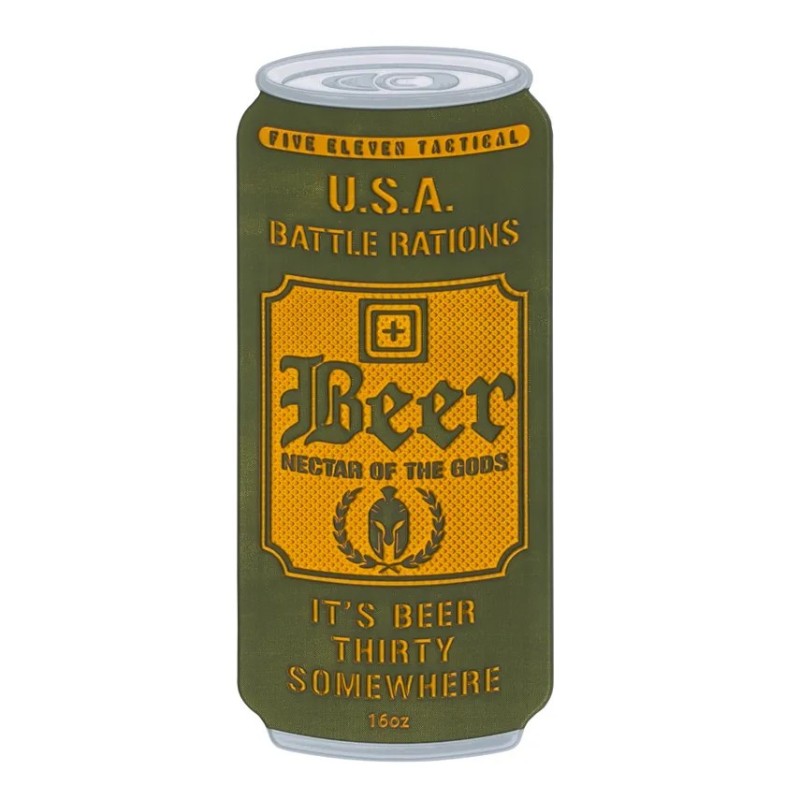 5.11 BATTLE RATIONS PATCH GREEN 1SZ 81451