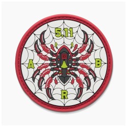 5.11 BLADED SPIDER PATCH CRIMSON 1SZ 92662AFU
