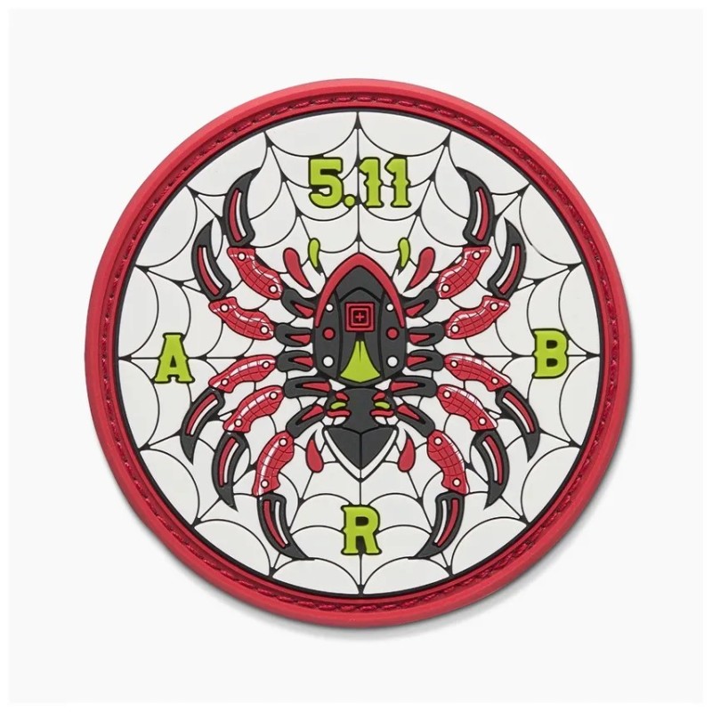 5.11 BLADED SPIDER PATCH CRIMSON 1SZ 92662AFU