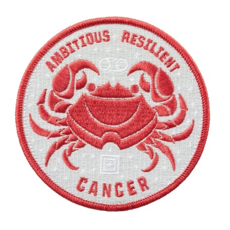 5.11 CANCER ZODIAC PATCH RED  82063