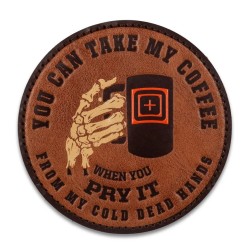 5.11 CDH COFEE LEATHER PATCH BROWN 92185