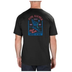 5.11 CLUB RUCK S/S TEE BLACK SIZE L 76070