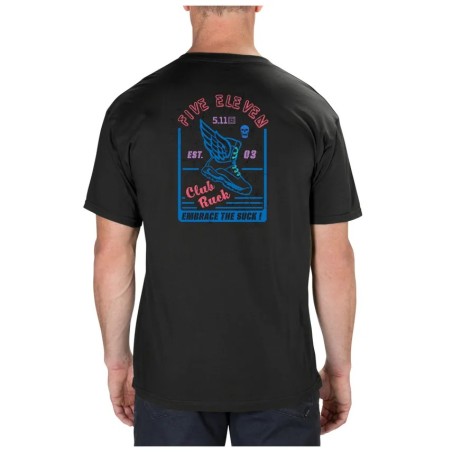5.11 CLUB RUCK S/S TEE BLACK SIZE L 76070