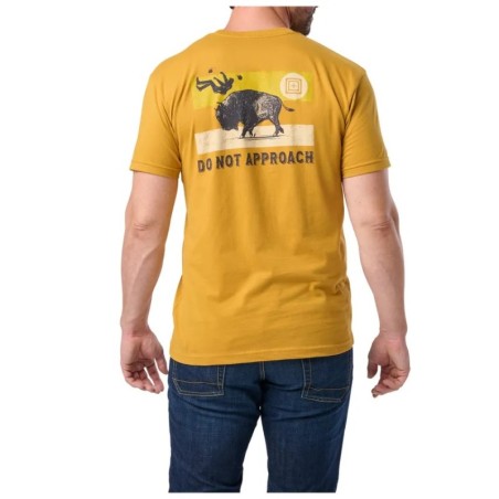 5.11 DO NOT APPROACH S/S TEE GOLDRUSH SIZE 2XL 76099
