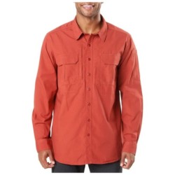 5.11 EXPEDITION LONG SLEEVE SHIRT SW OXIDE RED  SIZE S 72466