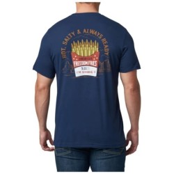 5.11 FREEDOM FRIES SS TEE PACIFIC NAVY SIZE 2XL 76157