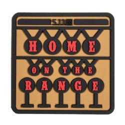 5.11 HOME ON THE RANGE PATCH BROWN 81939