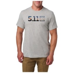 5.11 LEGACY SUNSET SS TEE HEATHER GREY SIZE S 76015
