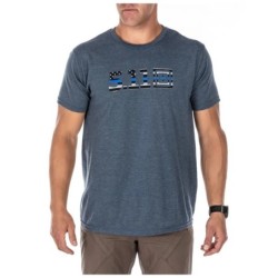 5.11 LGCY BLUE FLAG FILL T WS  L  31022ABF