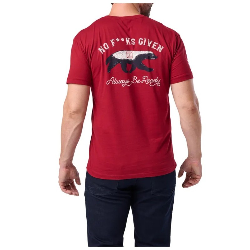 5.11 NO F,S GIVEN S/S TEE CARDINAL SIZE 2XL 76100