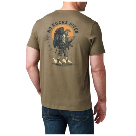 5.11 NO RUCKS GIVEN SS TEE RANGER GREEN SIZE 2XL 76245