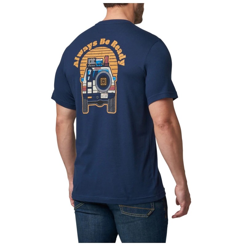 5.11 OVERLANDER SUNSET SS TEE PACIFIC NAVY SIZE 2XL 76150