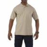 5.11 PROFESSIONAL SHORT SLEEVE POLO SILVER TAN SIZE M 41060