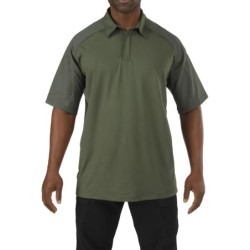 5.11 RAPID PERFORMNCE SHORT SLEEVE POLO TDU GREEN SIZE M 41018