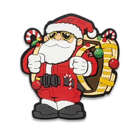 5.11 RUSH SANTA PATCH RED 92038