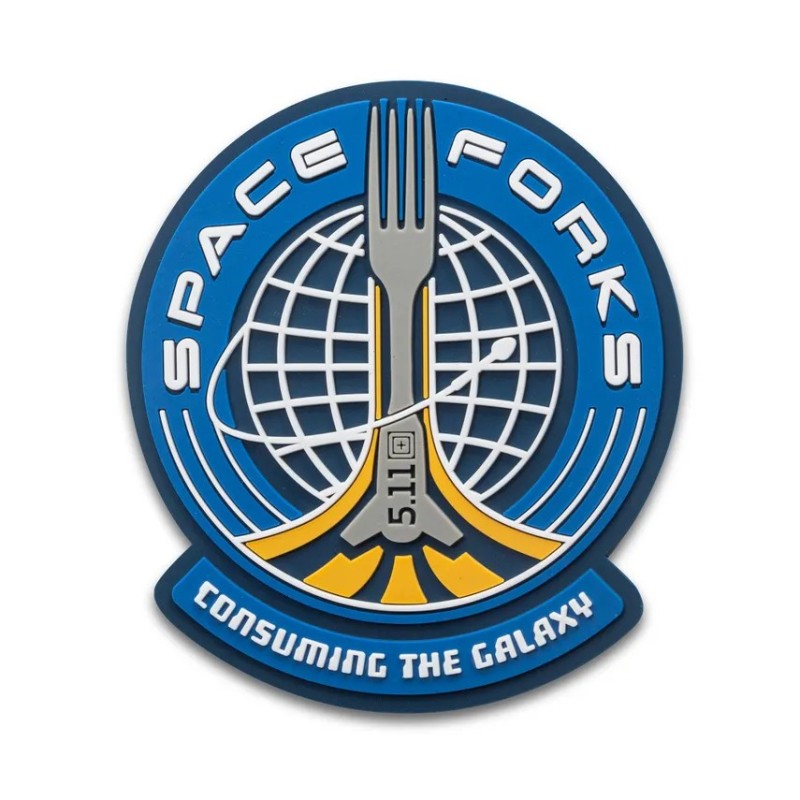 5.11 SPACE FORKS PATCH BLUE 92058