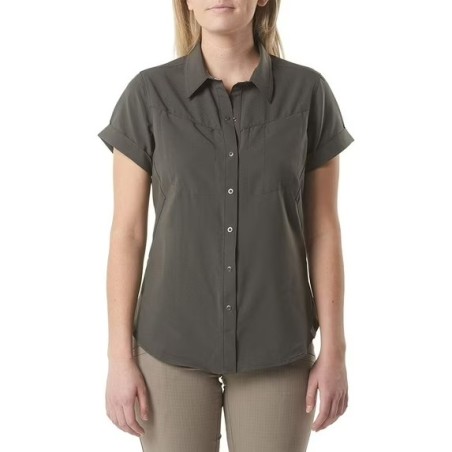 5.11 WOMENS FREE DOM FLEX SHORT SLEEVE SHIRT GRENADE SIZE S  61311