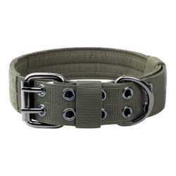 ONE TIGRIS DOG COLLAR 07 RANGER GREEN SIZE M TG-GBT07-RGM