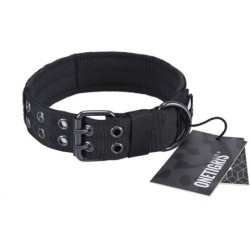 ONE TIGRIS DOG COLLAR 07 BLACK  SIZE M TG-GBT07-BKM