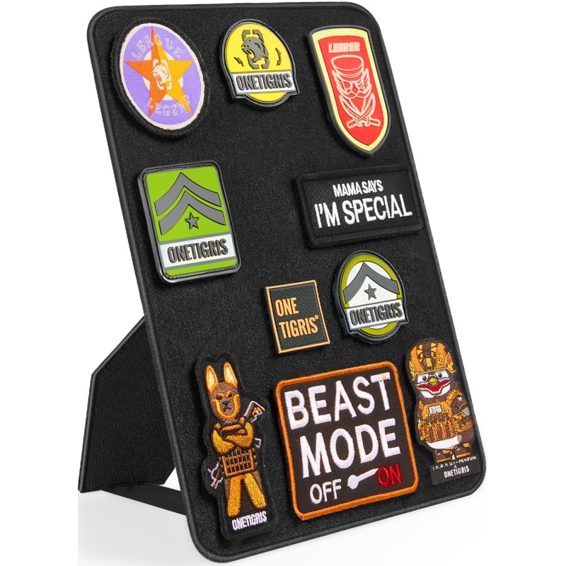 ONE TIGRIS MINI PATCH BOARD STAND BLACK FREE SIZE TG-MTB01-BK