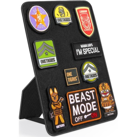 ONE TIGRIS MINI PATCH BOARD STAND BLACK FREE SIZE TG-MTB01-BK