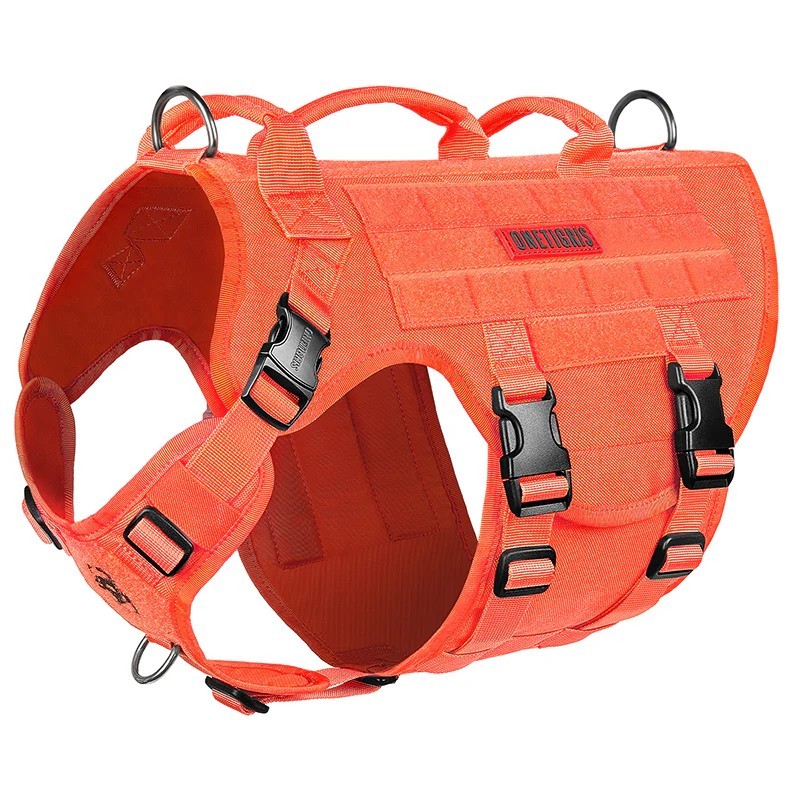 ONE TIGRIS X DESTROYER DOG HARNESS SIZE XL ORANGE DG-GBX19A-OEXL