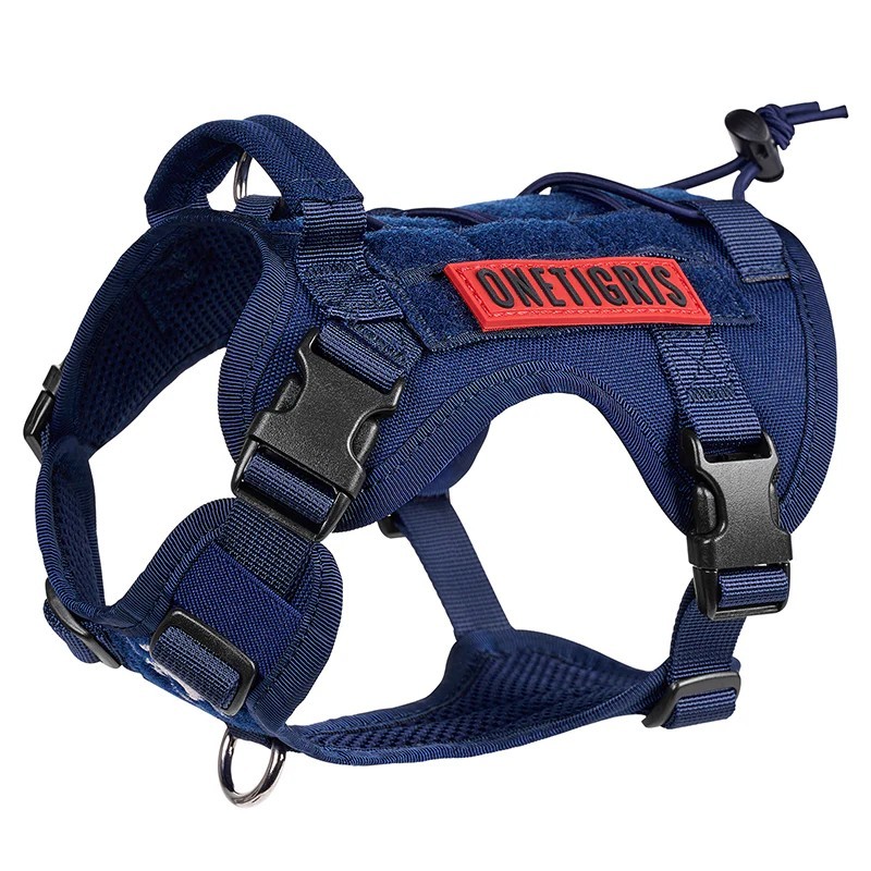 ONE TIGRIS FIRE WATCHER DOG HARNESS 2.0 BUCKLE PLASTIC SIZE XL NAVY BLU