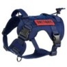 ONE TIGRIS FIRE WATCHER DOG HARNESS 2.0 BUCKLE PLASTIC SIZE S NAVY BLUE