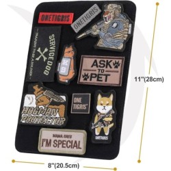 ONE TIGRIS MINI PATCH BOARD STAND BLACK FREE SIZE TG-MTB01-BK