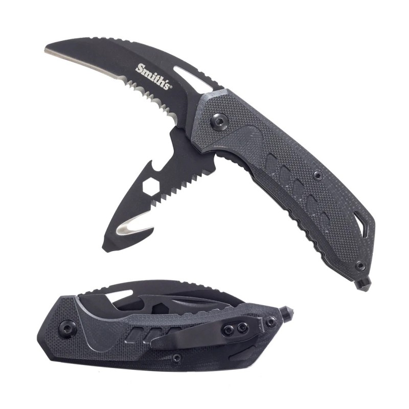 SMITHS RALLY TITANIUM FINISHED CLEAVER BLADE-G10 BLAZE ORANGE-MOQ-16 5