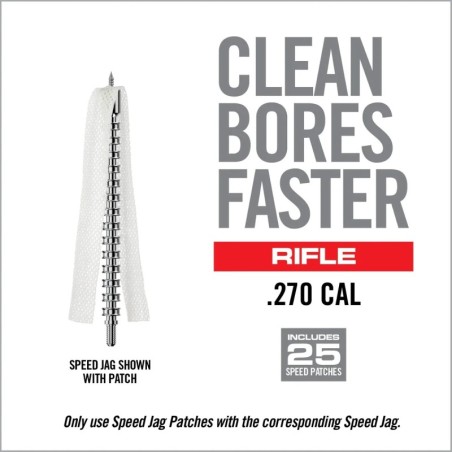 REAL AVID BORE-MAX SPEED JAG PATCHES - .270 CAL AVBMJAG270